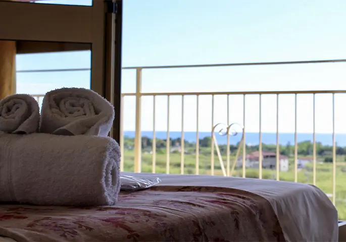 Una vista panoramica mozzafiato delle camere da letto